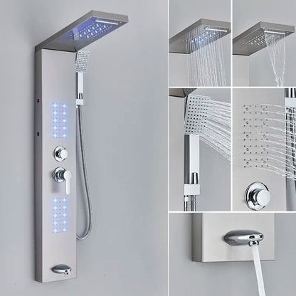 Cascade LED Shower Column