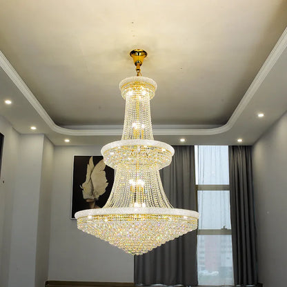 High Ceiling European-Style Chandelier